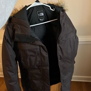 Long women’s Northface Waterproof Jacket